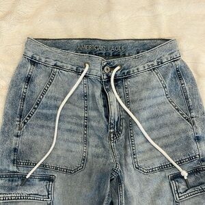 American eagle cargo/jogger style jeans